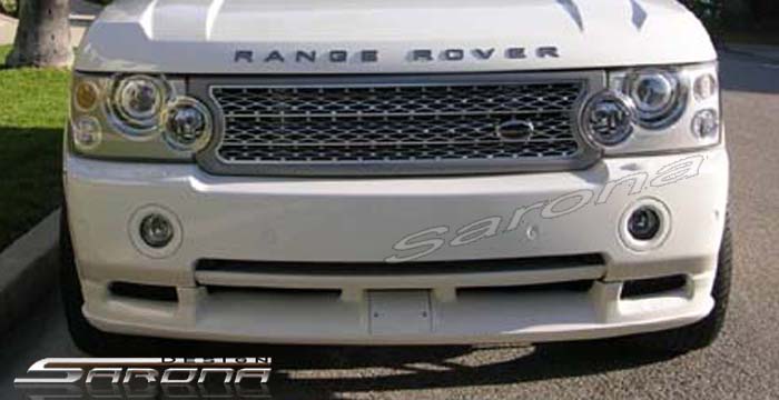 Custom Range Rover HSE Front Bumper Add-on  SUV/SAV/Crossover Front Add-on Lip (2006 - 2010) - $690.00 (Part #RR-001-FA)